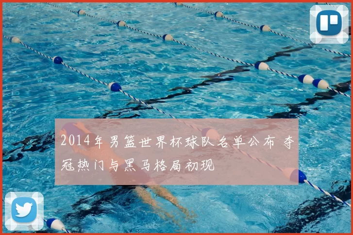 2014年男篮世界杯球队名单公布 夺冠热门与黑马格局初现